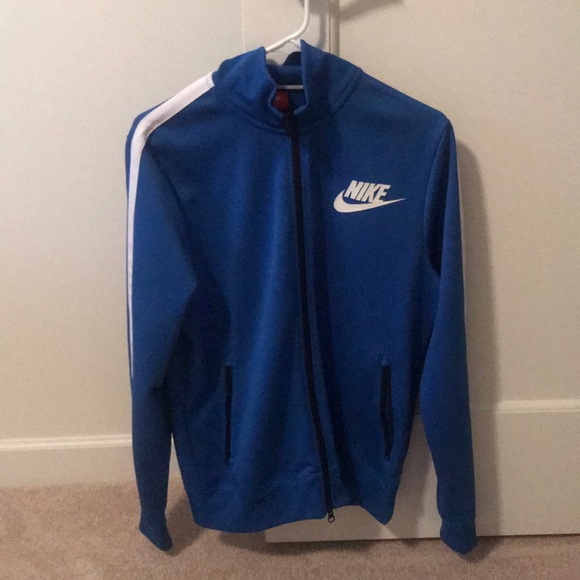 Men’s Blue Nike Track Jacket - Picture 3 of 8